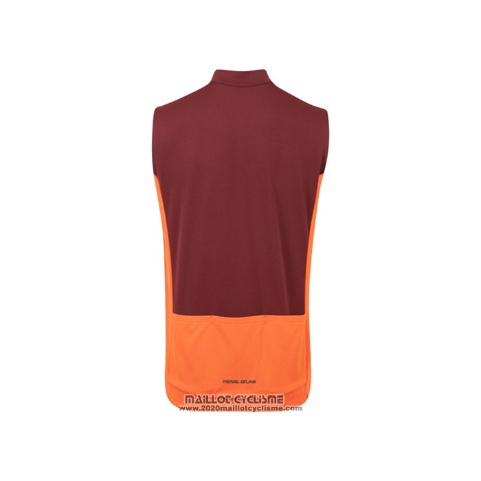 2021 Gilet Coupe Vent Pearl Izumi Orange Manches Courtes et Cuissard